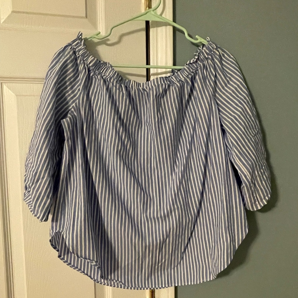 Southern Tide off the shoulder shirt